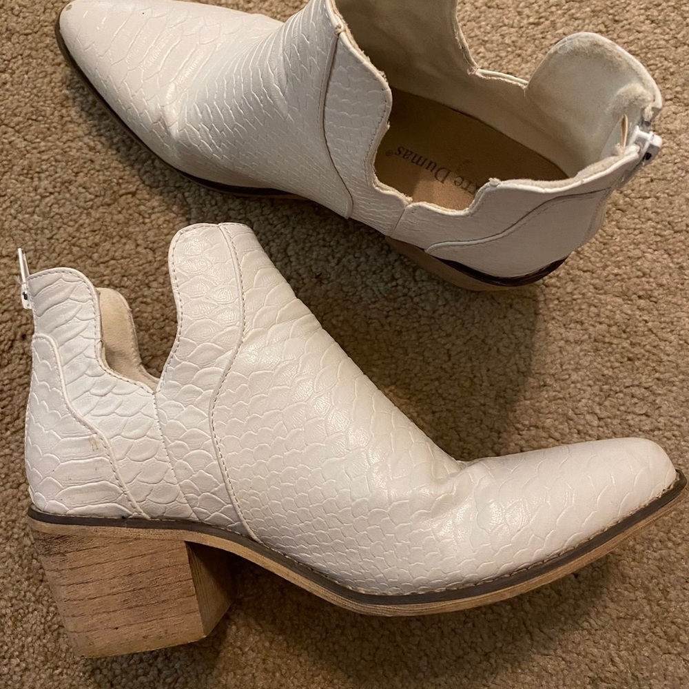 White booties